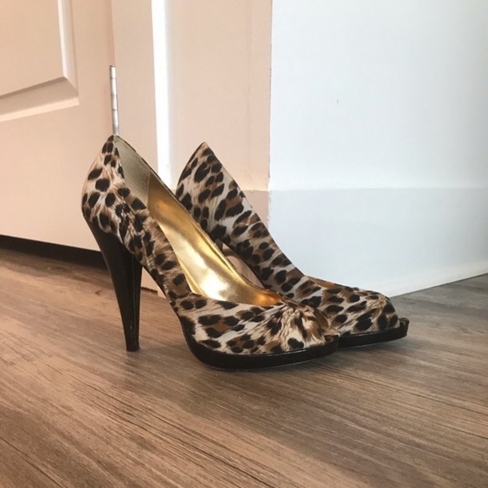 Leopard Print High Heels